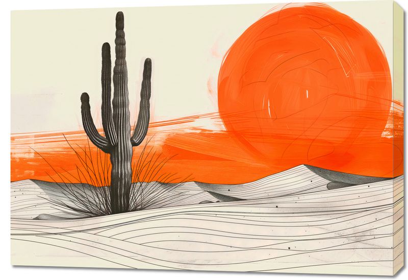 Obraz 100x70cm Kaktus Saguaro zdjęcie 1
