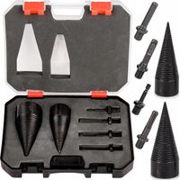 ZESTAW WIERTEŁ WIERTŁA DO ROZŁUPYWANIA ŁUPANIA DREWNA ŚWIDER 32MM 42MM