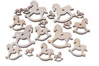 Drewniane wykrawanki - koniki na biegunach  129CAN7827