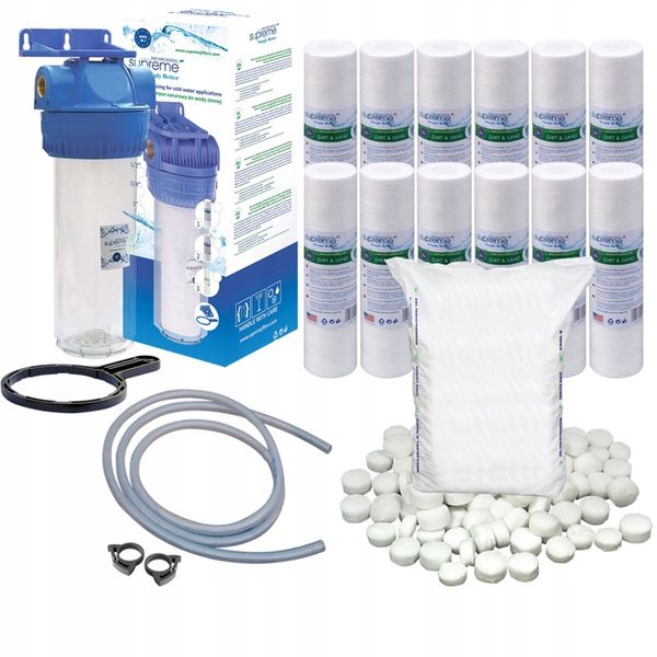 Zmiękczacz wody - 30L, sól, test, wkłady zdjęcie 7