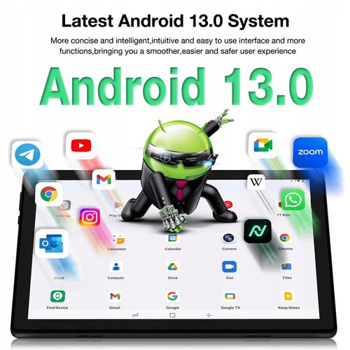Tablet DOOGEE U9 10.1 7GB+64GB” IPS 5060mAh OTG/WiFi6/1TB/BT5.0 Android13 na Arena.pl