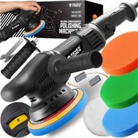 POLERKA SAMOCHODOWA MIMOŚRODOWA Z REGULACJĄ OSCYLACYJNA +ZESTAW GĄBEK