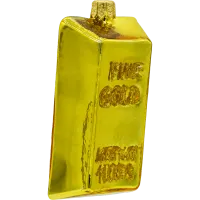 Bombka choinkowa: Sztabka złota