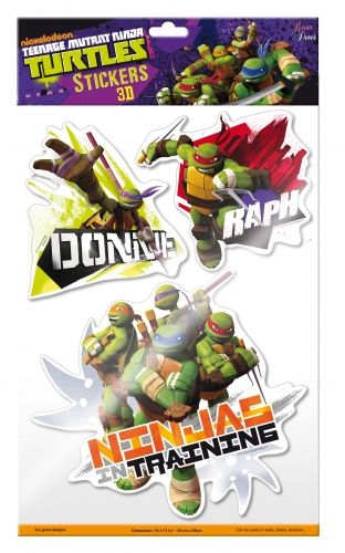 ND39_301093 W I DEKORACJA SCIEN 3D NINJA DECLIC30 zdjęcie 1