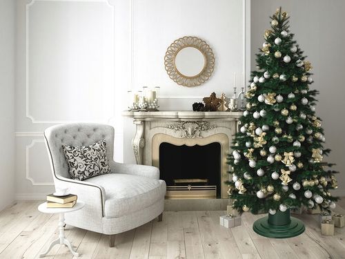 Stojak choinkowy Orbit | Srebrny na Arena.pl