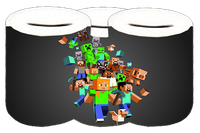 Skarbonka Ceramiczna Minecraft - Nowy Świat