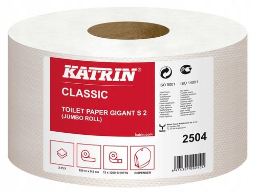 Papier toaletowy Katrin 2504 Jumbo x12 na Arena.pl