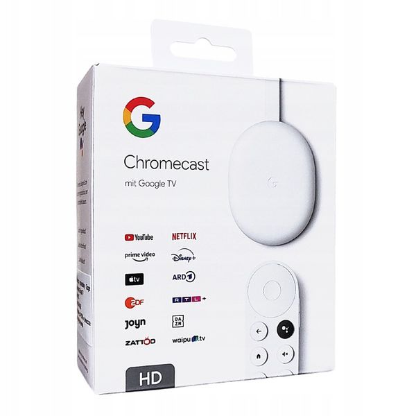 GOOGLE CHROMECAST Full HD 1080p HDR SMART TV WiFi zdjęcie 2
