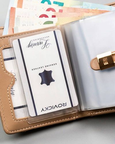 pojemny, rozbudowany portfel damski ze skóry ekologicznej - 4u cavaldi na Arena.pl