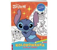 KSIĄŻECZKA DISNEY STITCH KOLOROWANKA WEDŁUG KODU