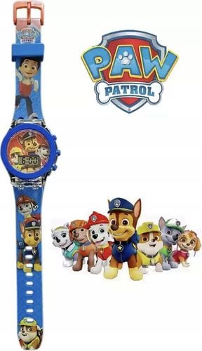 zegarek dziecięcy chłopięcy PSI PATROL dla chłopca dzieci LED chase ŚWIATŁO na Arena.pl