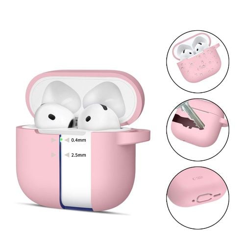 tech-protect silicone hook apple airpods 4 dusty pink na Arena.pl