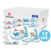 Chusteczki nawilżane Opharm Baby Wipes 12x64 szt
