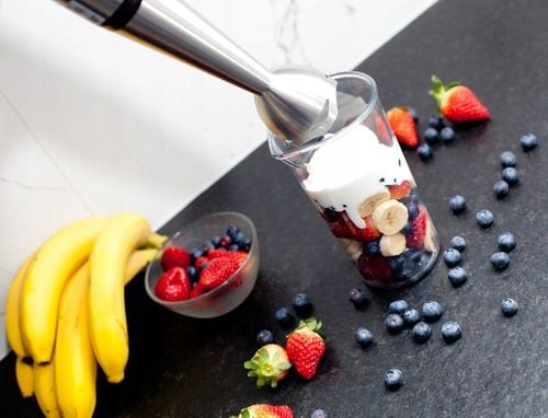 Blender ręczny robot kuchenny 1250W | metalowy mikser, malakser, na Arena.pl