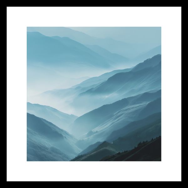 Plakat 20x20cm Między Chmurami zdjęcie 3