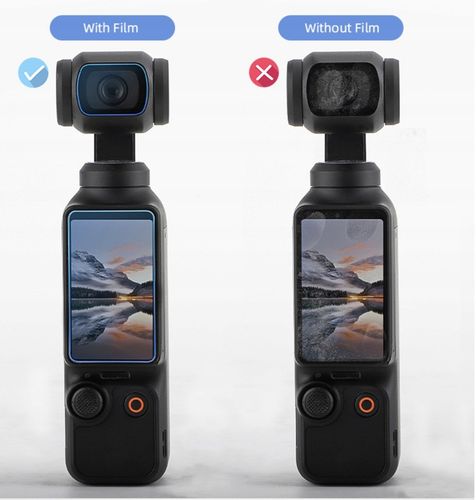 Szkło Hartowane 9H Na Obiektyw i Ekran do DJI OSMO POCKET 3 - 4 szt. na Arena.pl