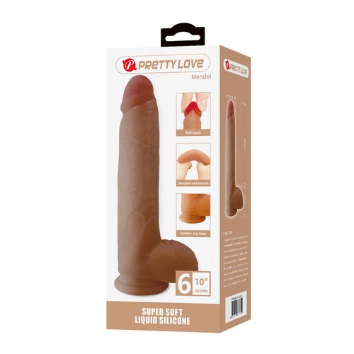 Pretty Love Mendel 10" Super Soft Liquid Silicone Dildo na Arena.pl