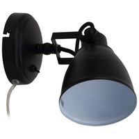 Industrialna LAMPA ścienna FJALLBACKA 105814 Markslojd regulowana OPRAWA metalowa KINKIET spot czarny