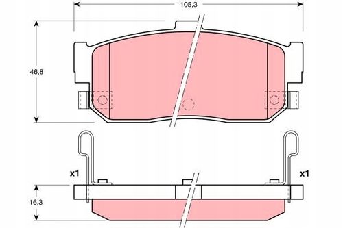 Klocki hamulcowe TRW GDB3181 na Arena.pl