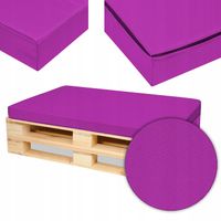 PODUSZKA na MEBLE ogrodowe PALET 120x80 materac pokrowiec wodoodporny fuks