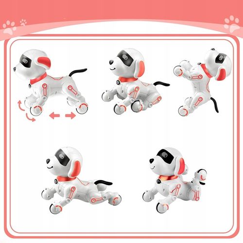 PIESEK ROBOT INTERAKTYWNY ZDALNIE STEROWANY GŁOSEM PROGRAMOWANY KOMENDY na Arena.pl