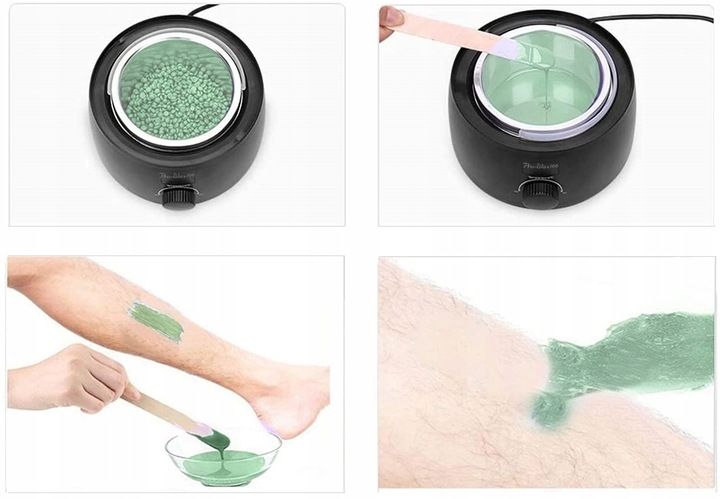 Podgrzewacz wosku 6x wosk twardy Zestaw depilacja zdjęcie 12