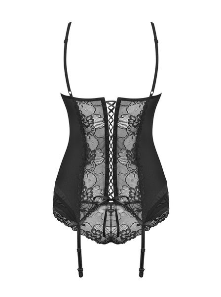 Heartina Gorset Czarny S/M zdjęcie 5