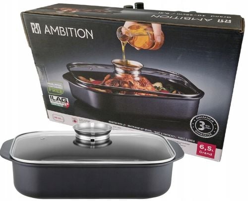 GARNEK AMBITION BRYTFANNA AROMATYZER GRAND 40cm 6,5L PIEKARNIK INDUKCJA na Arena.pl