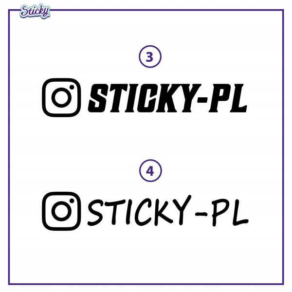 Naklejki NICK INSTAGRAM 15 cm zdjęcie 4