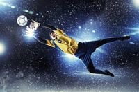 Emaga Fototapeta Bramkarz W Locie Vinyl Strukturalny 416x254