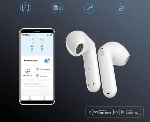 Tłumacz głosowy Timekettle WT2 Edge 2-stronny 40 języków słuchawki APP na Arena.pl