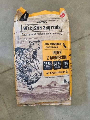 Wiejska Zagroda Karma sucha dla psa INDYK z JAGNIĘCINĄ Średnie rasy M 9kg na Arena.pl