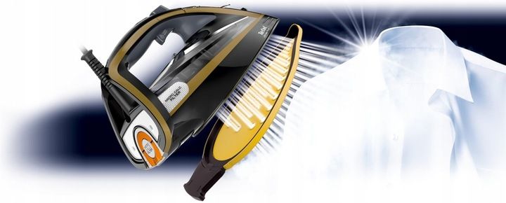 Żelazko parowe Tefal Ultimate PURE FV9865 3000 W mocne 250g/min Anti-Drip zdjęcie 7