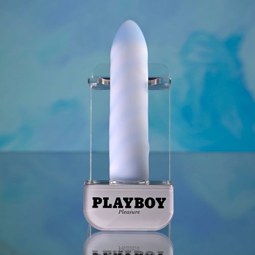 Wibrator Evolved Playboy Niebieski Biały na Arena.pl