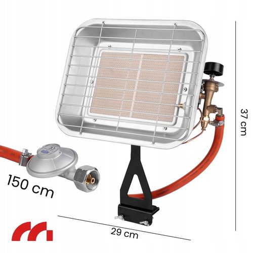 PIECYK NA GAZ PROMIENNIK GRZEJNIK GAZOWY UCHWYT NA BUTLE SŁONECZKO 4500W na Arena.pl