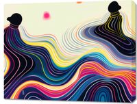 Obraz 90x70cm Wodnista Tafla