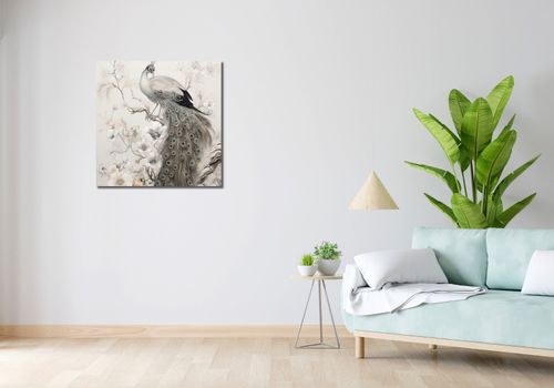 Obraz 70x70cm Pawia Gracja na Arena.pl