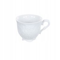 FILIŻANKA DO KAWY BIAŁA ĆMIELÓW ROCOCO 0001 250 ML