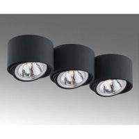 Sufitowa lampa natynkowa LUMOS 3 70256302 Kaspa spot ruchome reflektorki czarne