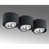 Sufitowa lampa natynkowa LUMOS 3 70256302 Kaspa spot ruchome reflektorki czarne