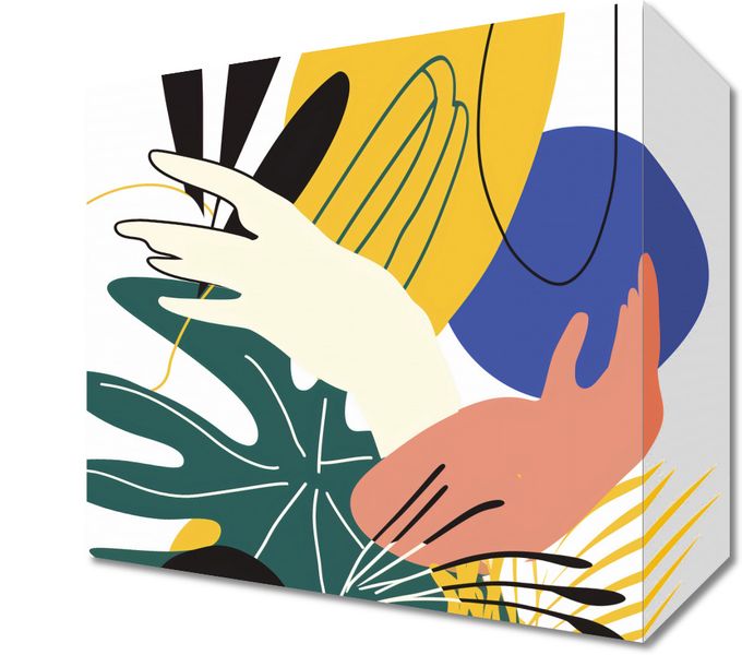 Obraz 20x20cm Dotyk Tropików zdjęcie 1