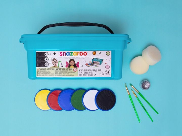 SNAZAROO ZESTAW FARB DO MALOWANIA TWARZY I CIAŁA WALIZKA STARTOWA 14 el. zdjęcie 4