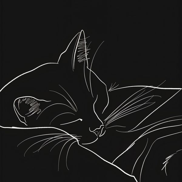 Plakat 70x70cm Nocny Spokój zdjęcie 1