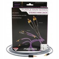 2X KABEL MINI JACK - JACK 3.5 mm STEREO PRZEWÓD MELODIKA MDMJ120G 12m