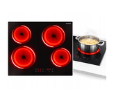 VIVAX BH-04MVC Płyta ceramiczna 60 cm 4 pola dotykowa timer 2+3 lata