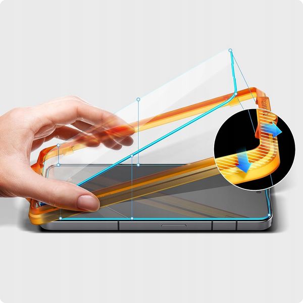 Szkło hartowane Spigen do NOTHING PHONE 2, do etui zdjęcie 7