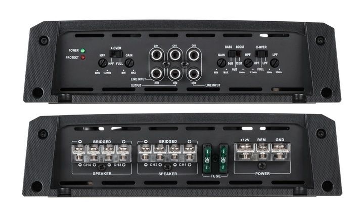 Peiying Basic PY-4C127 Wzmacniacz samochodowy 4 kanałowy zdjęcie 3