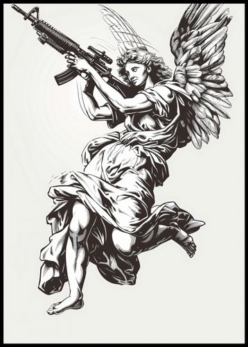 Plakat 67,5x95cm Anioł Wojny na Arena.pl