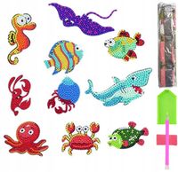 HAFT DIAMENTOWY 5D Zestaw DZIECI Najklejki PUZZLE