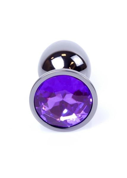 Plug-Jewellery Dark Silver Plug- Purple zdjęcie 1